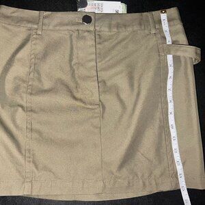 H&M Camo Green Utility Mini Skirt Size 8 New With Tags